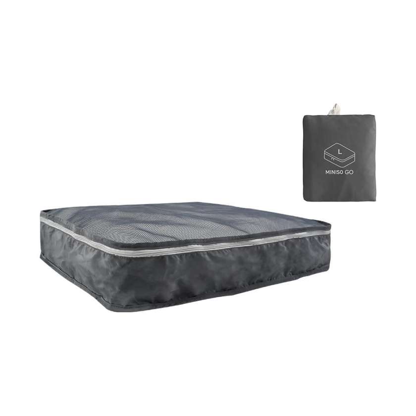 Miniso Go Series Foldable Clothes Storage Bag (L)(Dark gray)