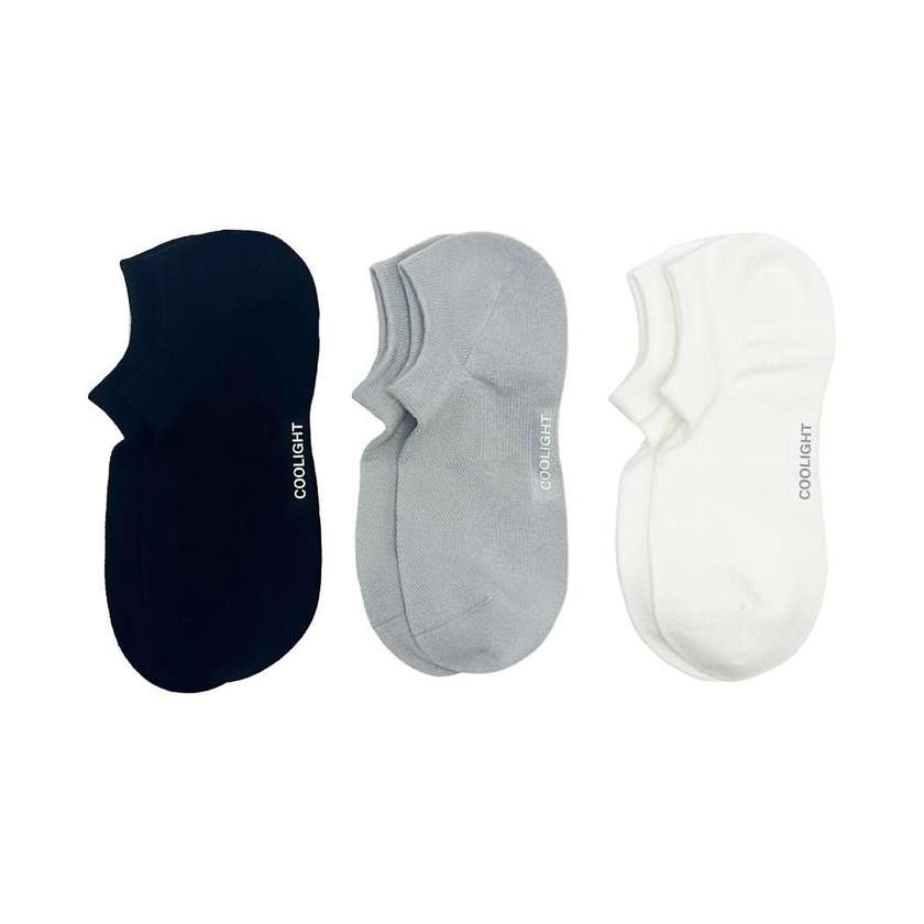 Cooling Series Mens Mesh Invisible Socks (2 Pairs)