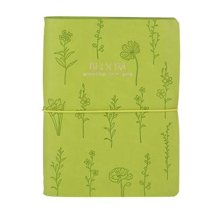 Lime Series B6 PU Cover Hardcover Book (64 Sheets) (PDQ)