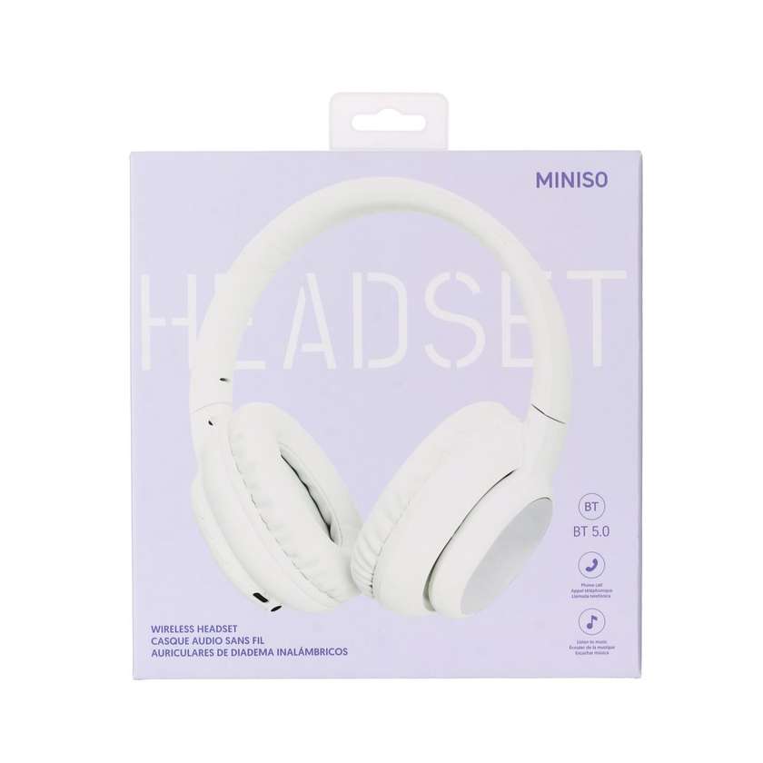 Elegance Wireless Headset  Model: P6(White)