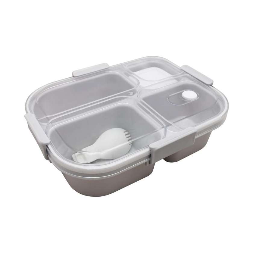 Graceful Series 4 Compartments Lunch Box 1150mL(Gray)