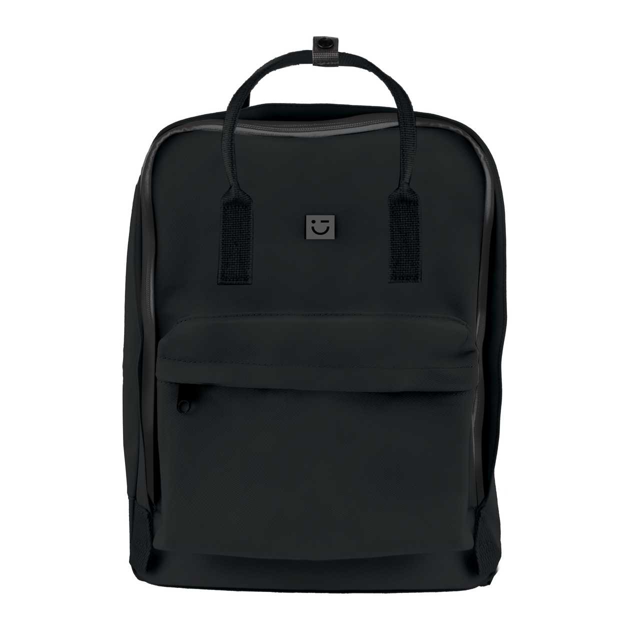 Solid Color Large Capacity Backpack(Black)