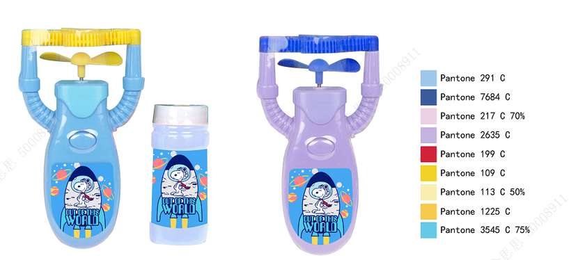 Snoopy the Little Space Explorer Collection Electric Bubble Machine (2 Assorted Models)