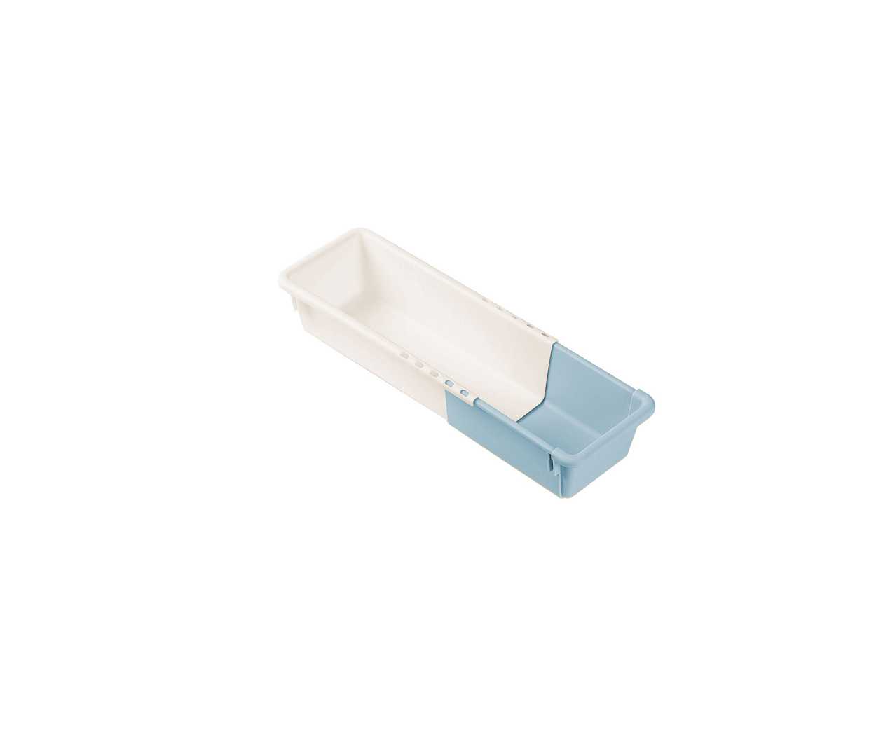 Macaron Series Extendly Color-Block Storage Organizer (M)(Blue)
