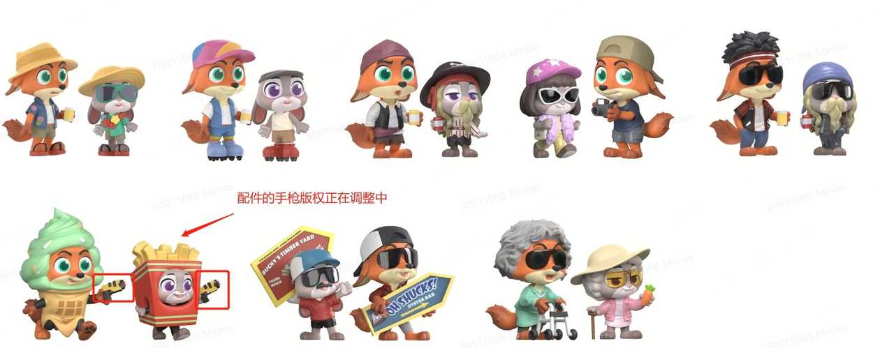 Disney Zootopia Disguise Partner Collection Figure Surprise Box