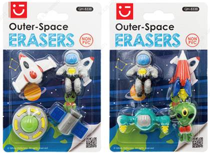 3D Eraser Collection Space Wander (2 Assorted Models)