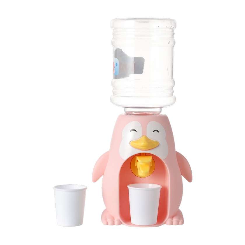 9in. Mini Penguin Water Dispenser(Pink)