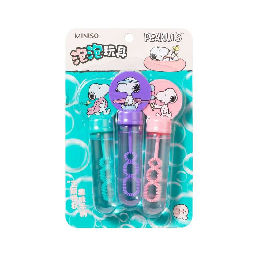 Snoopy Summer Travel Collection Mini Bubble Wand (3 Pcs)