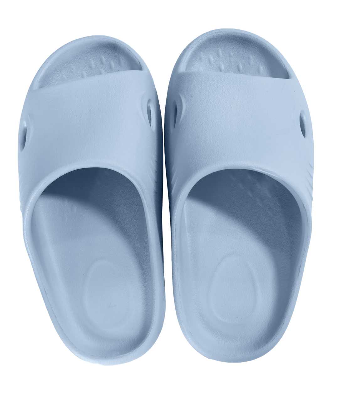 Kids Peep Toe Slippers with Thick Sole(29-30,Blue)