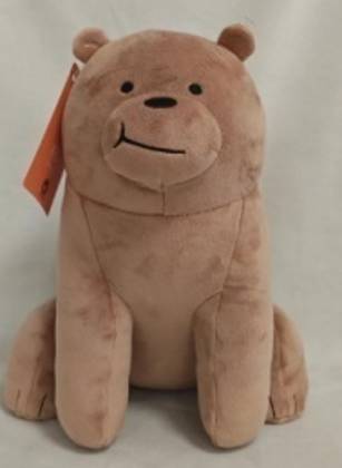 We Bare Bears Seaside Music Festival 11in. Crouching Plush Toy (Grizz)