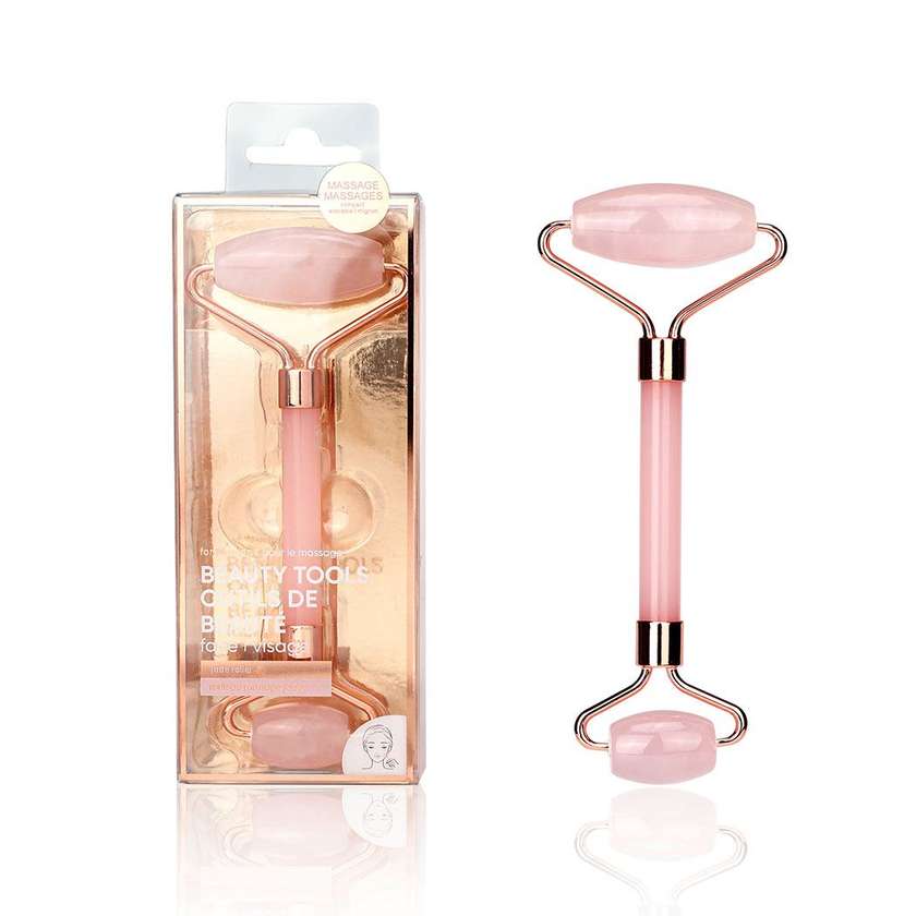 Double Head Pink Jade Roller