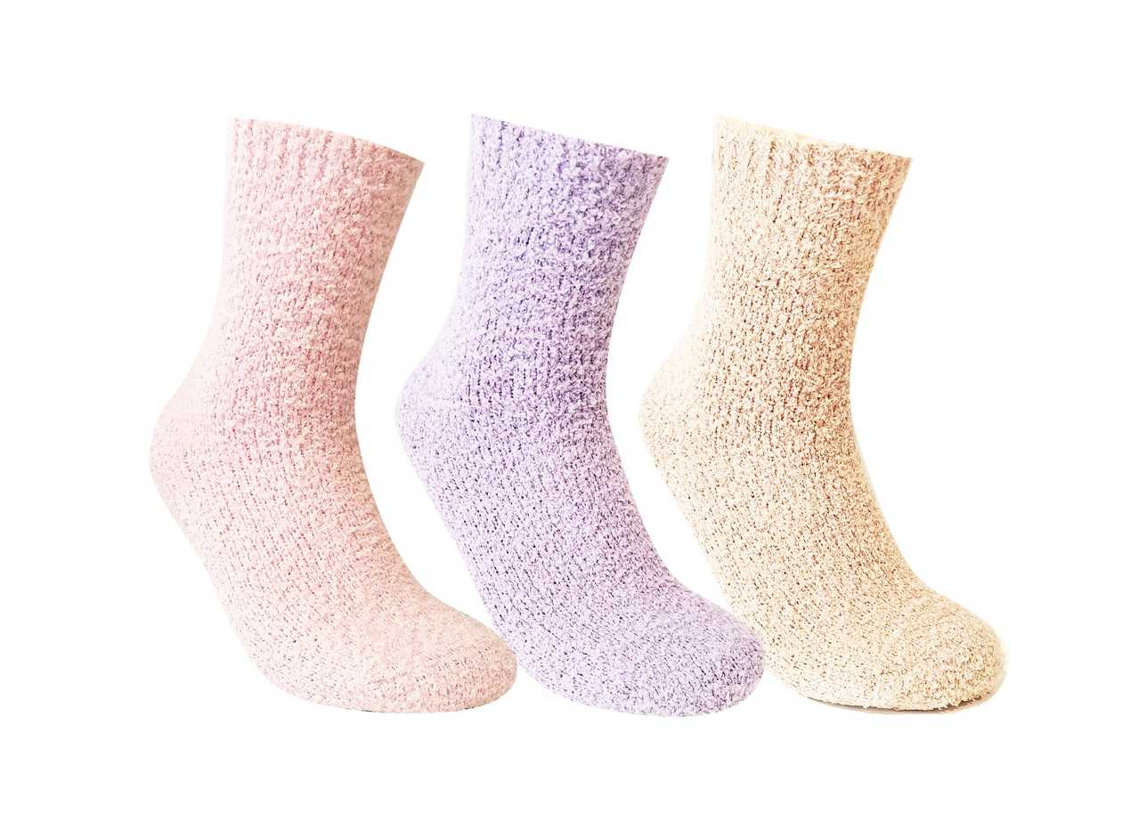 Basic Series Womens House Socks (Solid Color)