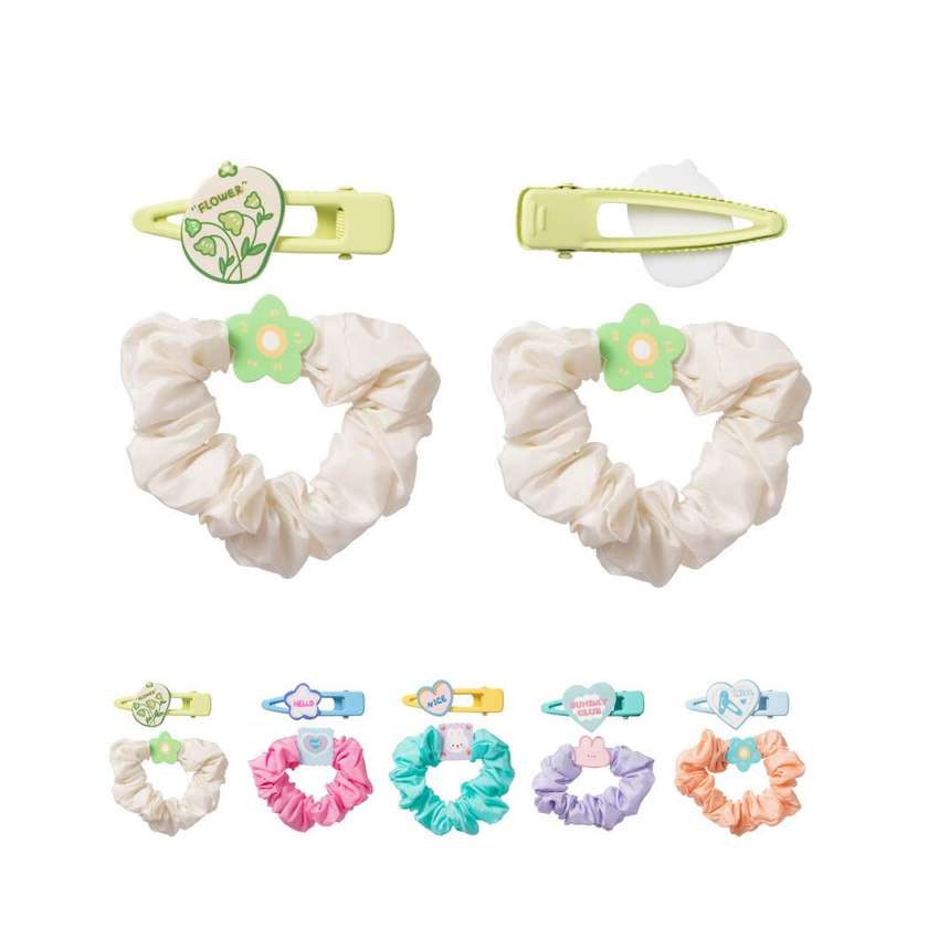 Contrast Color Hair Accessories Set