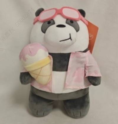 WE BARE BEARS SEASIDE MUSIC FESTIVAL 11in. Plush Toy(Ice Cream Panda)