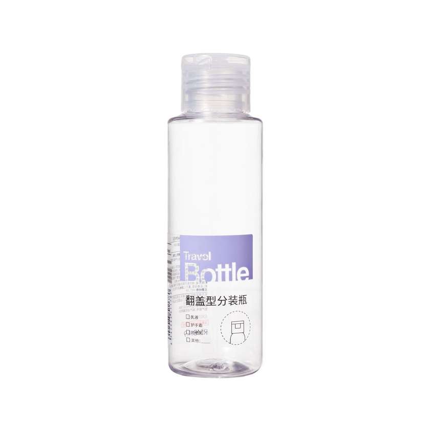 PET Transparent Flip-Cap Bottle 100ml