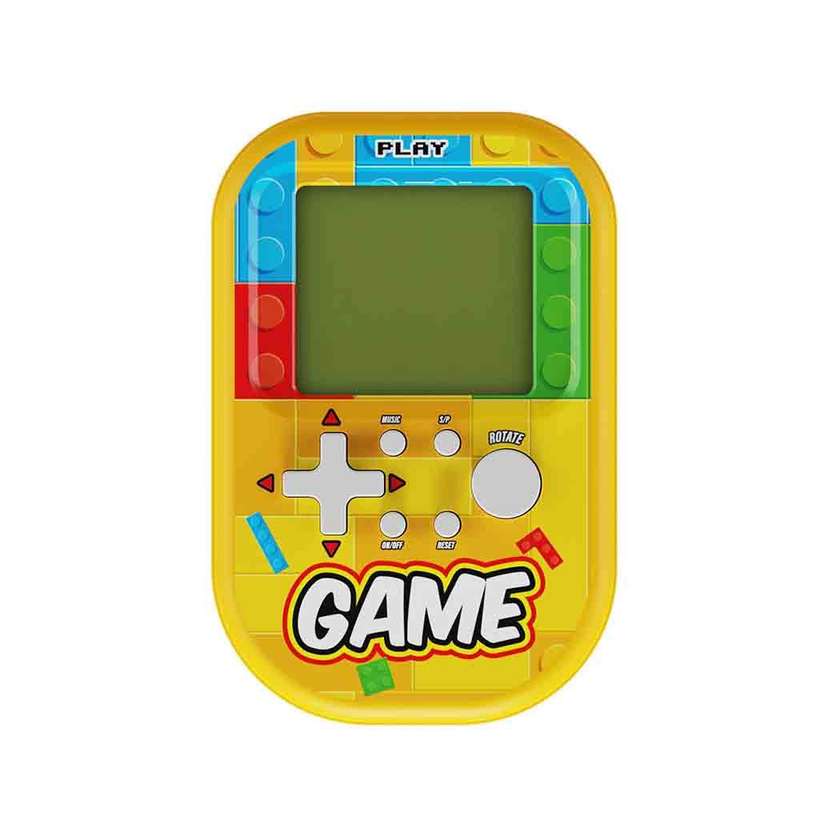 Building Block Series Game Console Model: K1010(Yellow)