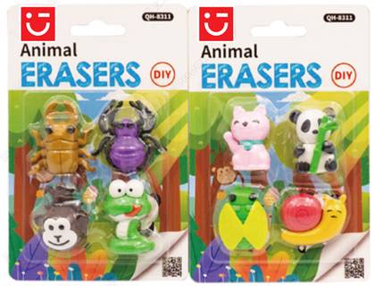3D Eraser Collection Animal Forest (2 Assorted Models)