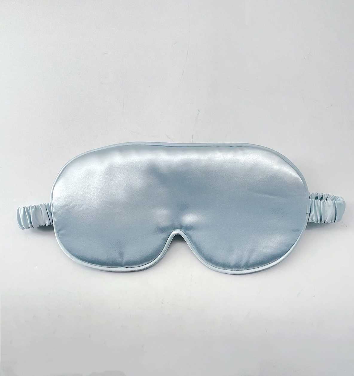 Solid Color Soft Eye Mask(Blue)