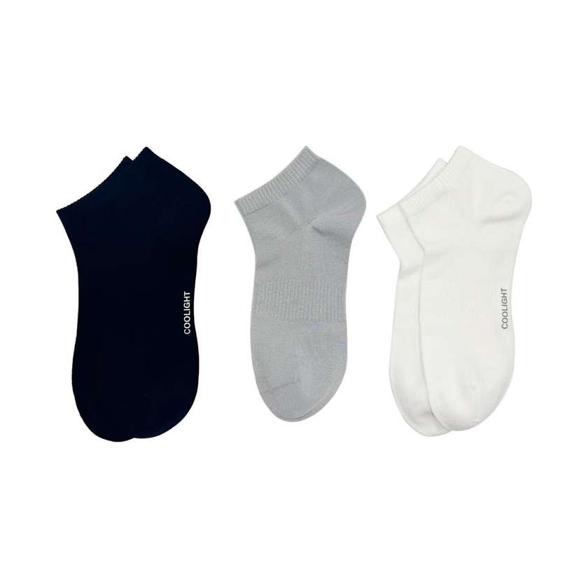 Cooling Series Mens Mesh Ankle Socks (2 Pairs)