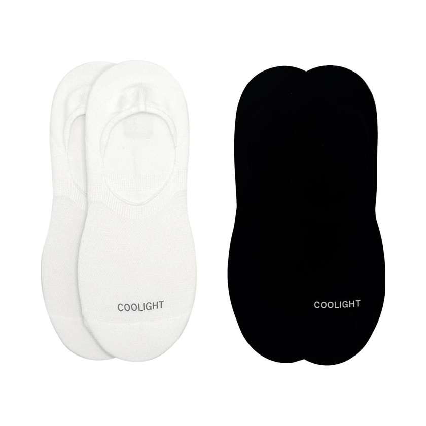Cooling Series Womens Mesh No-Show Socks (2 Pairs)