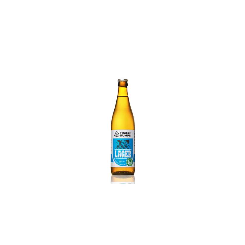 Trzech Kumpli Lager Butelka 0.5L 5.5%