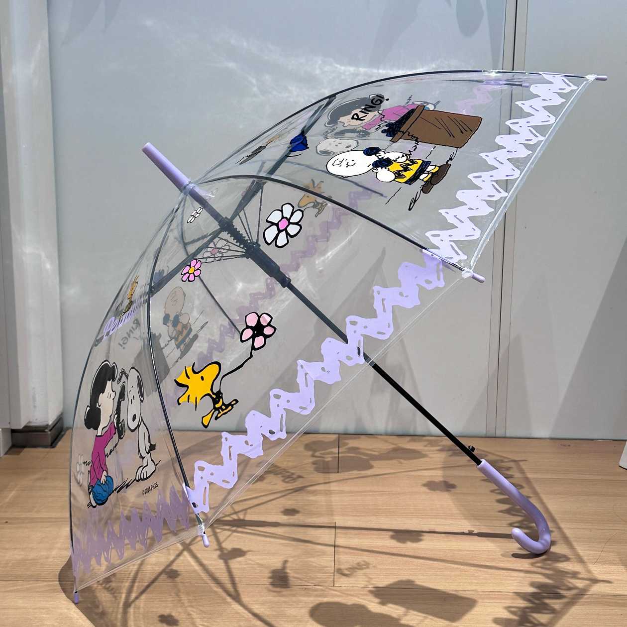 Snoopy Colorful Life Collection Clear Long-handled Umbrella