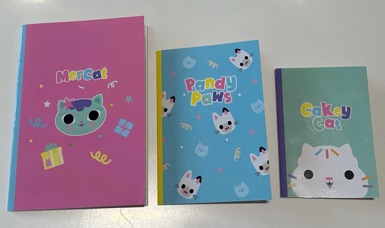 Gabbys Dollhouse Birthday Party Collection Stitch-bound Book Set (3*28 Sheets)