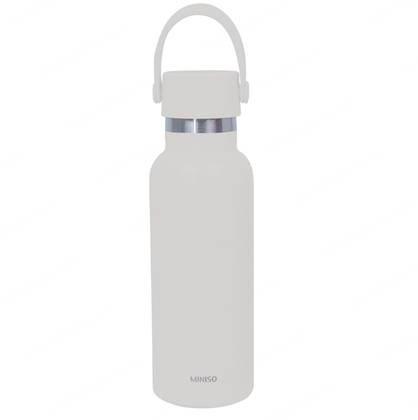 Solid Color Series Handle Insulated Bottle 500mL(Gray)