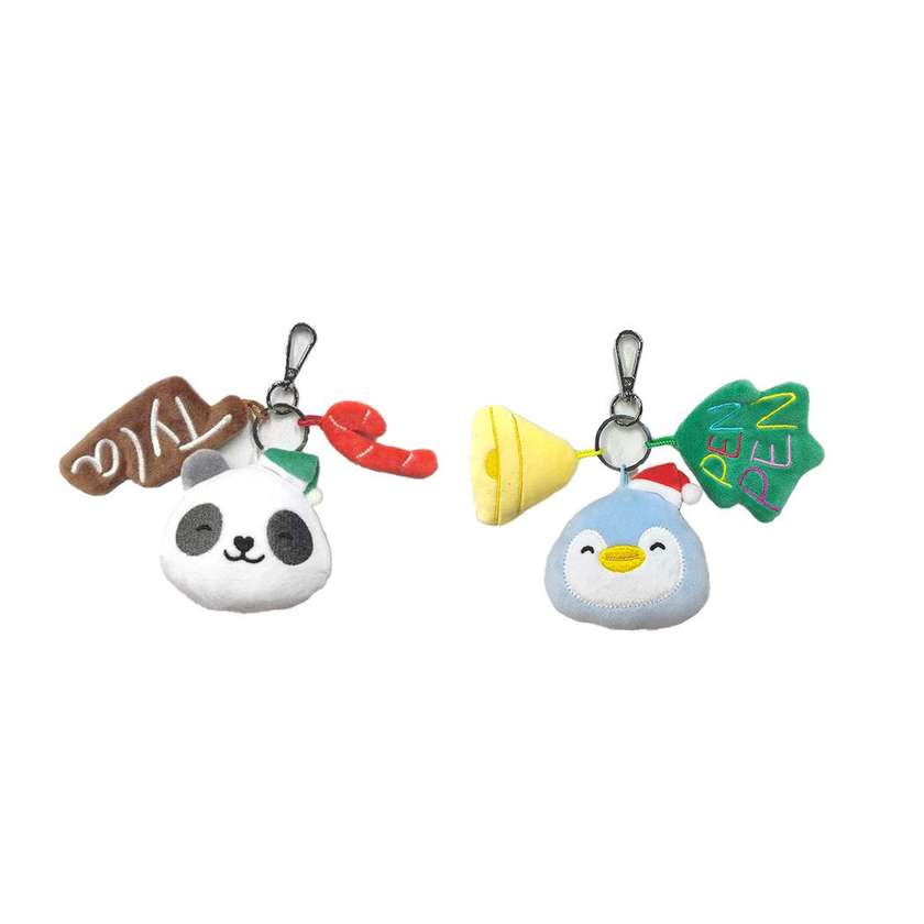Mini Family Series 3.5in. Head Pendant(2 Assorted Models: Blue Penguin, Panda)