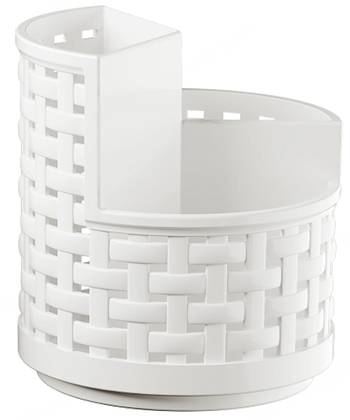 Hollow-Out Imitation Rattan Rotating Pen Holder