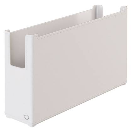 Patterned Series Narrow Stackable Storage Box (Large)(Off-white)