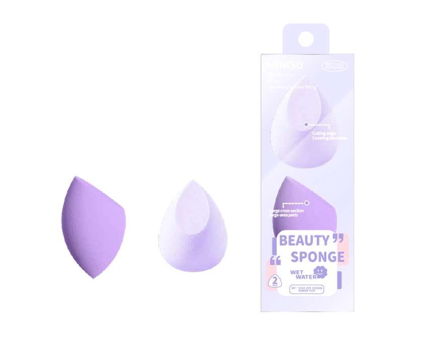 Bloom & Glow Series Makeup Sponge Set (2 pcs)