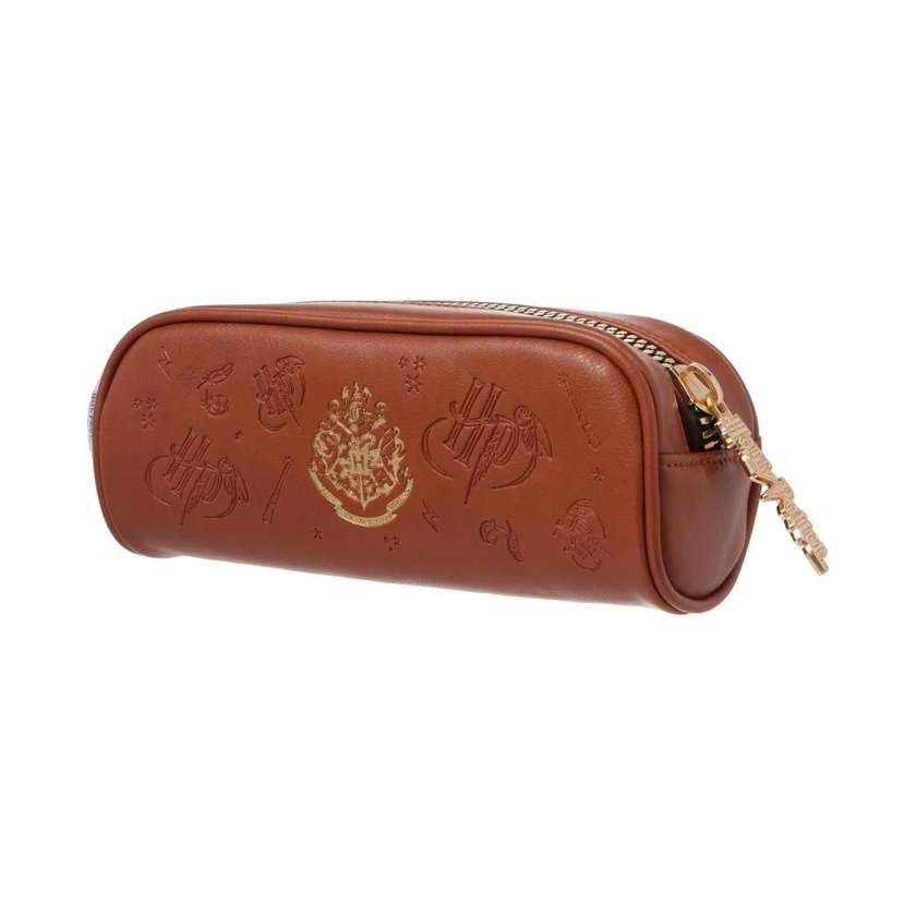 Harry Potter Embossed Gold-Stamping Stationery Case (Brown)