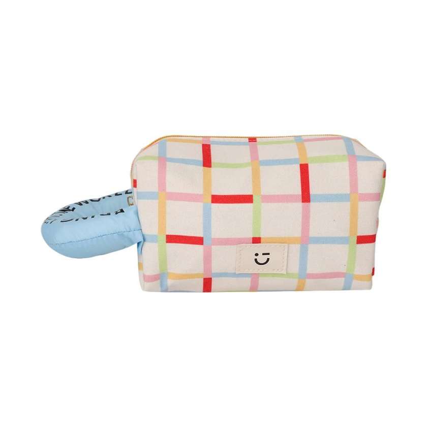 Colorful Vibration Portable Handheld Storage Bag (Checkered)