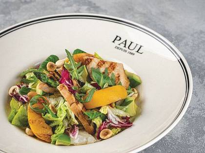 Салат з індичкою та персиком