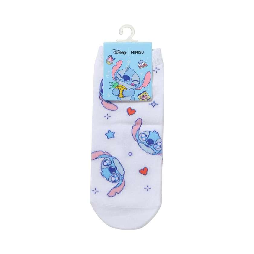 Disney Stitch Dinner Party Collection Ankle Socks (1 Pair)(Loving Stitch)