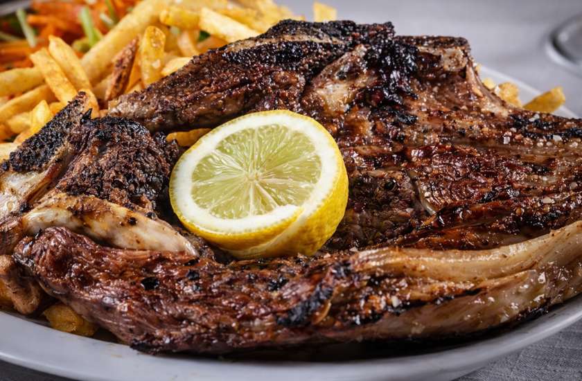 Grilled Rib Eye Steak for 2 People
