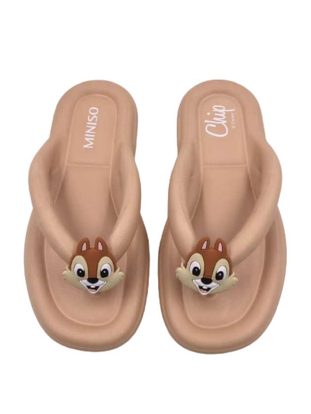 Disney Chip n Dale Collection Womens Slippers(Chip,35-36)