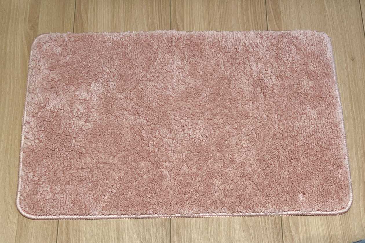 Solid Color Plush Floor Mat(Pink)