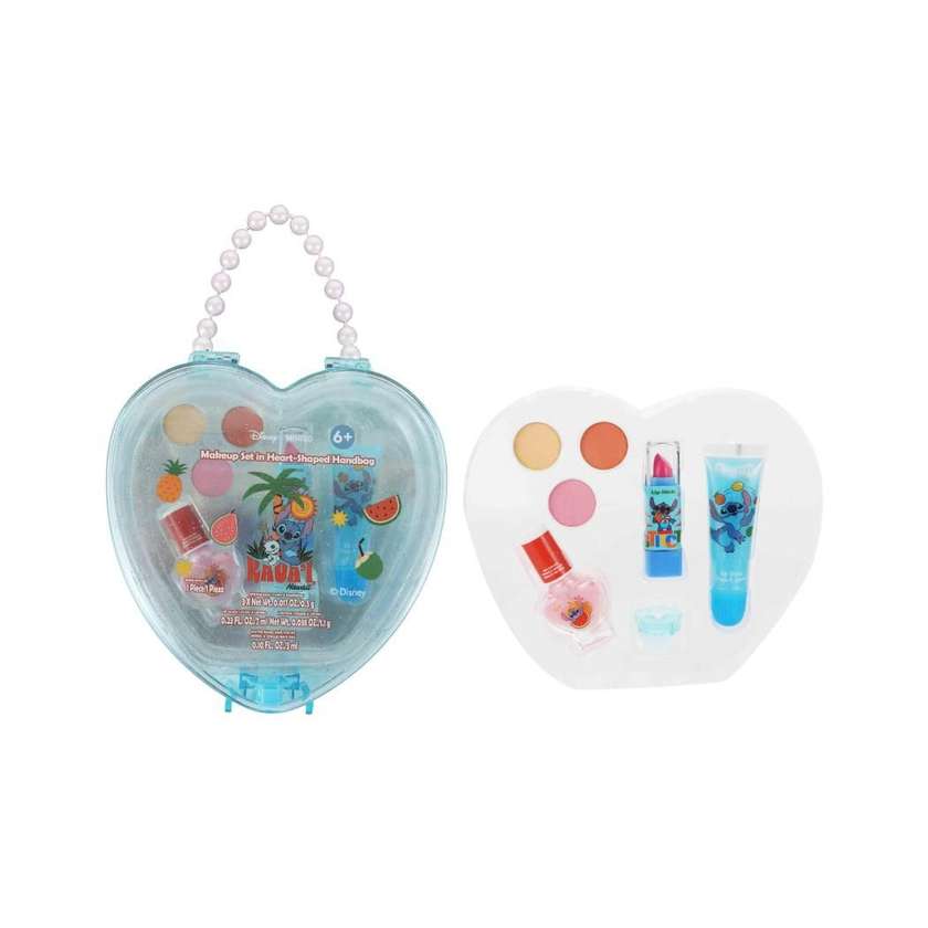 Disney Lilo & Stitch Collection Makeup & Nail Art Set in Handbag-Shaped Box