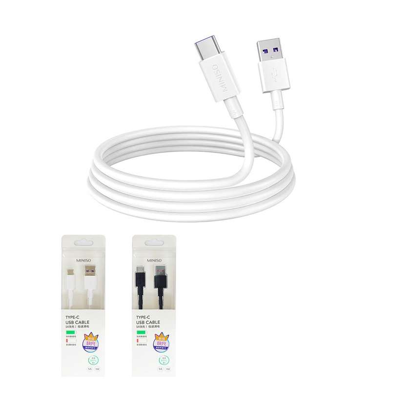 5A Quick Charge Type-C Data Cable 1m (White)
