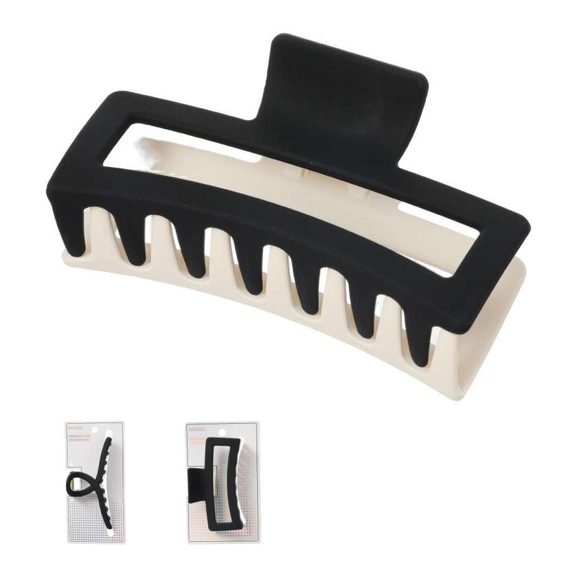 Solid Color Hair Claw Clip (1 pc, 10cm)