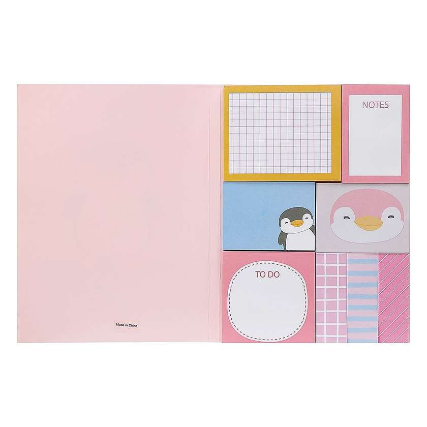 Penguin Sticky Notes Set