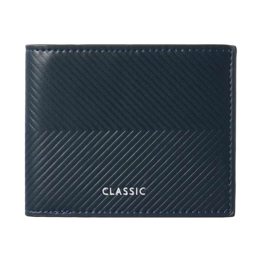 Embossed Mens Wallet (Navy)