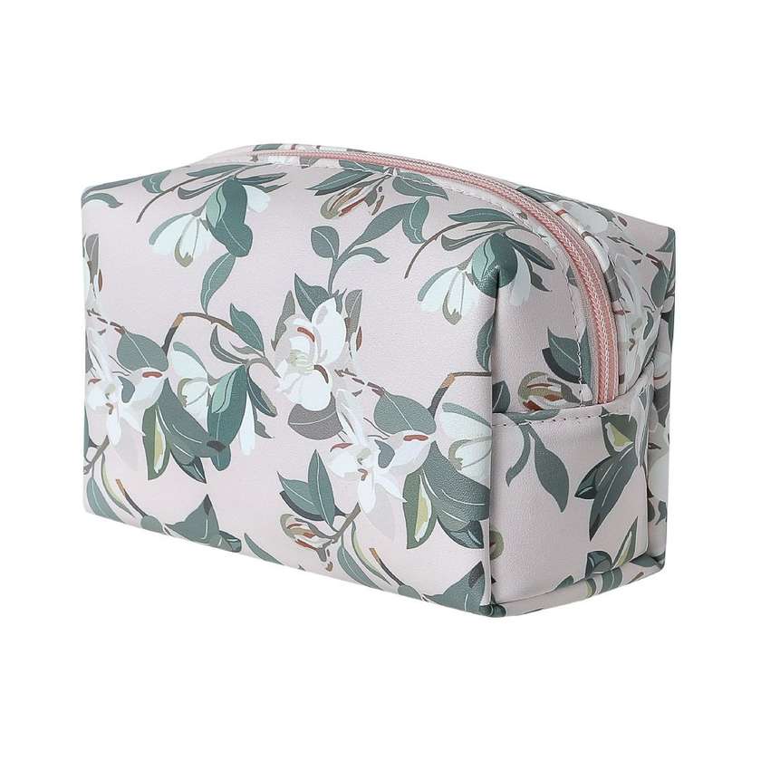 Nature Series-Rectangular Cosmetic Bag (Pink)
