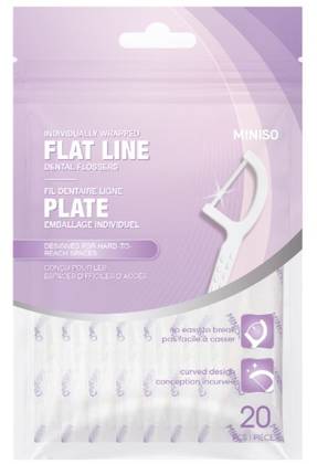 Individually Wrapped Flat Line Dental Flossers (20 pcs)