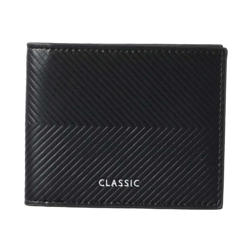 Embossed Mens Wallet (Black)