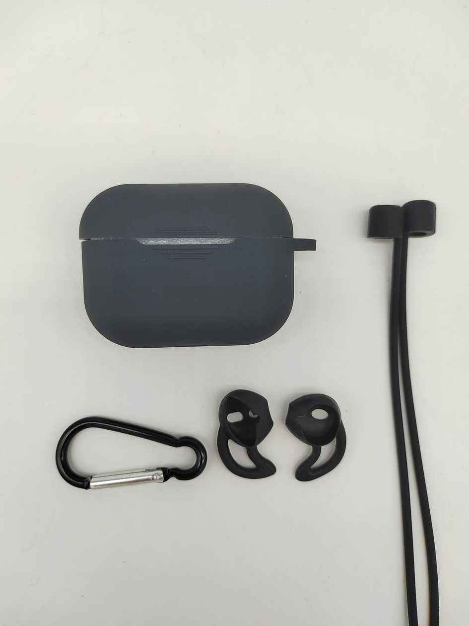 Protective Cover-Airpods pro Accessories Kit(Black)