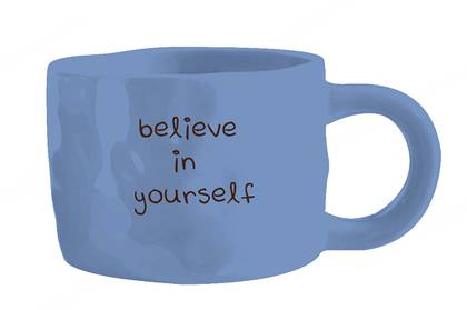 Ceramic Mug with Handle 250mL(Blue)