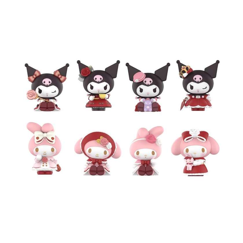 My Melody & Kuromi Rose and Earl Series Blind Box Figure Model